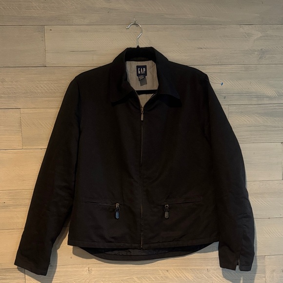 GAP Women's Dark Jacket with Zip - Picture 2 of 8